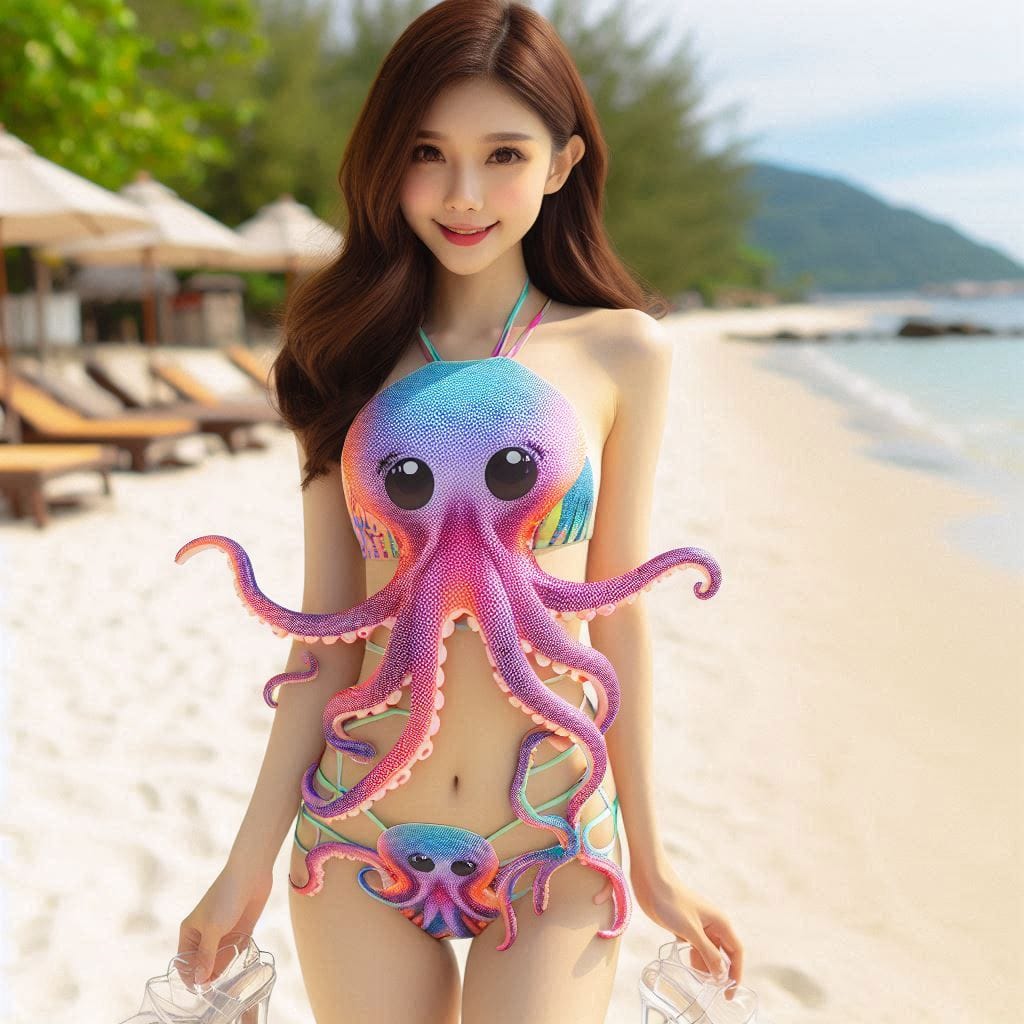 Beach Meet Swimsuit Girls Special 4
