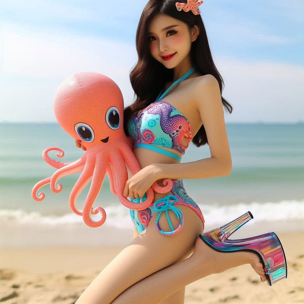 Beach Meet Swimsuit Girls Special 4