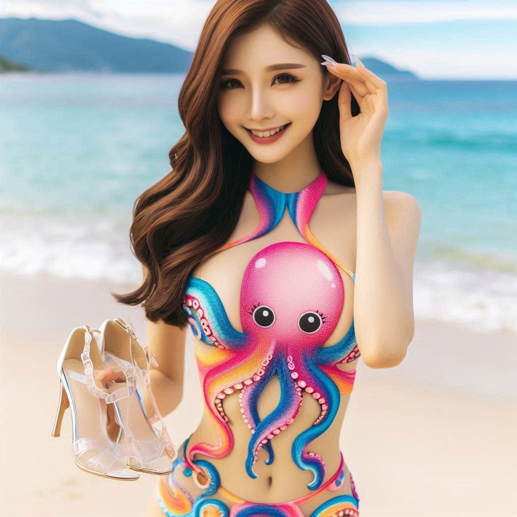 Beach Meet Swimsuit Girls Special 4