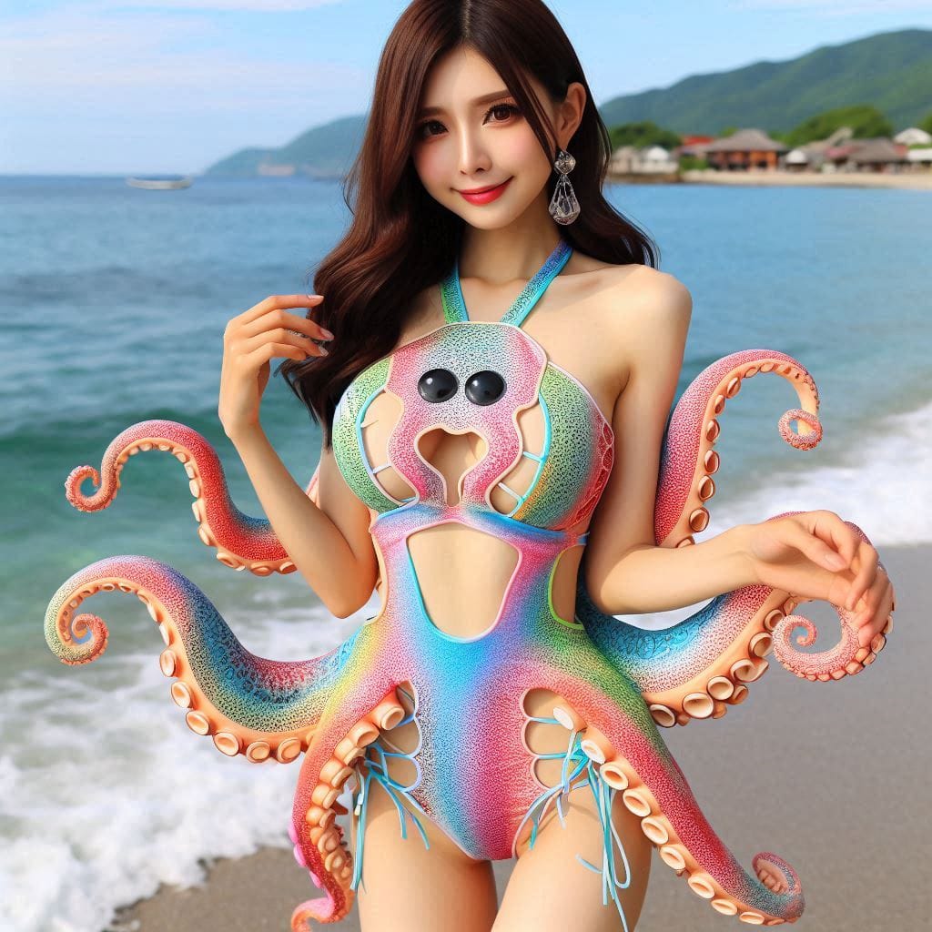 Beach Meet Swimsuit Girls Special 4