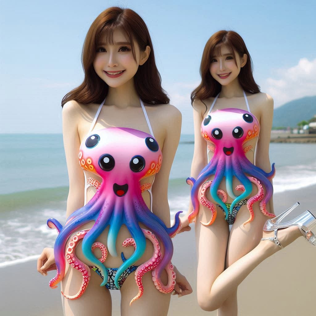 Beach Meet Swimsuit Girls Special 4