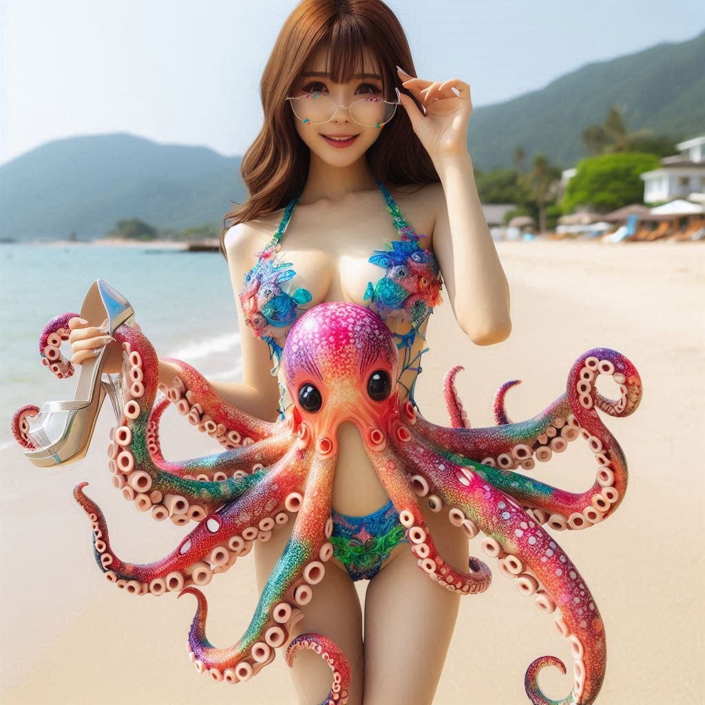 Beach Meet Swimsuit Girls Special 4