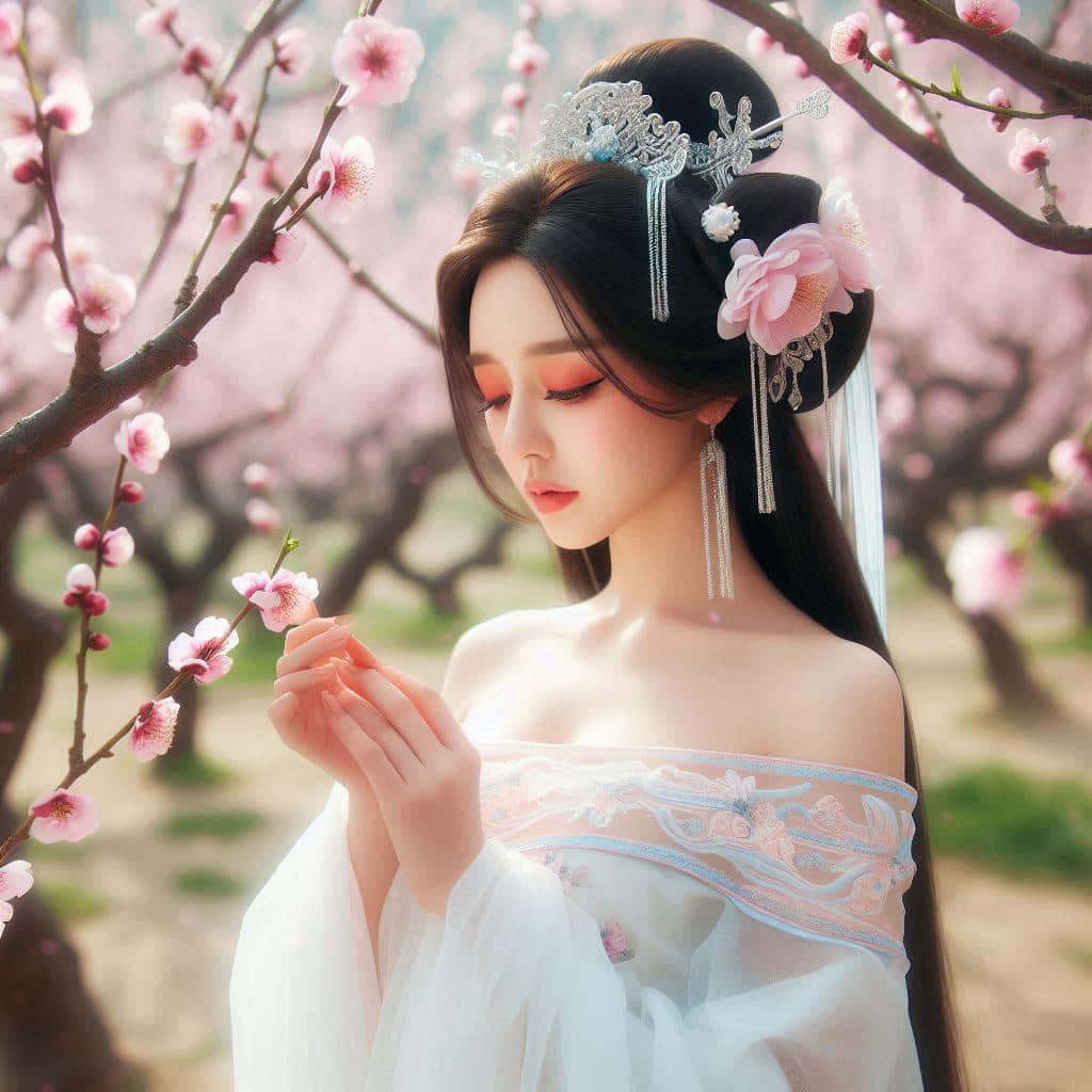 Sister in the Peach Blossom Source
