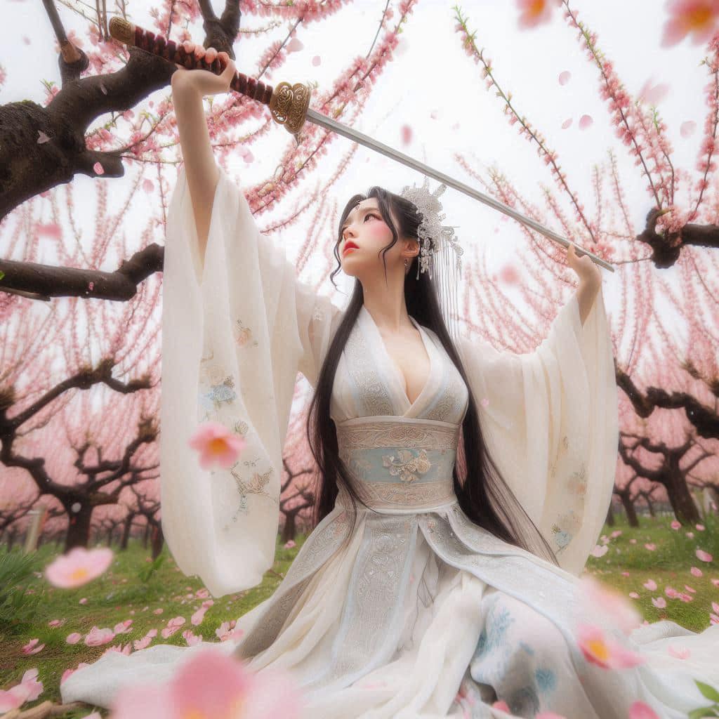 Sister in the Peach Blossom Source