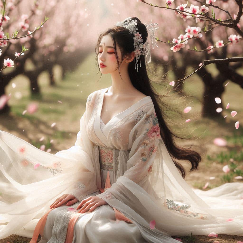 Sister in the Peach Blossom Source