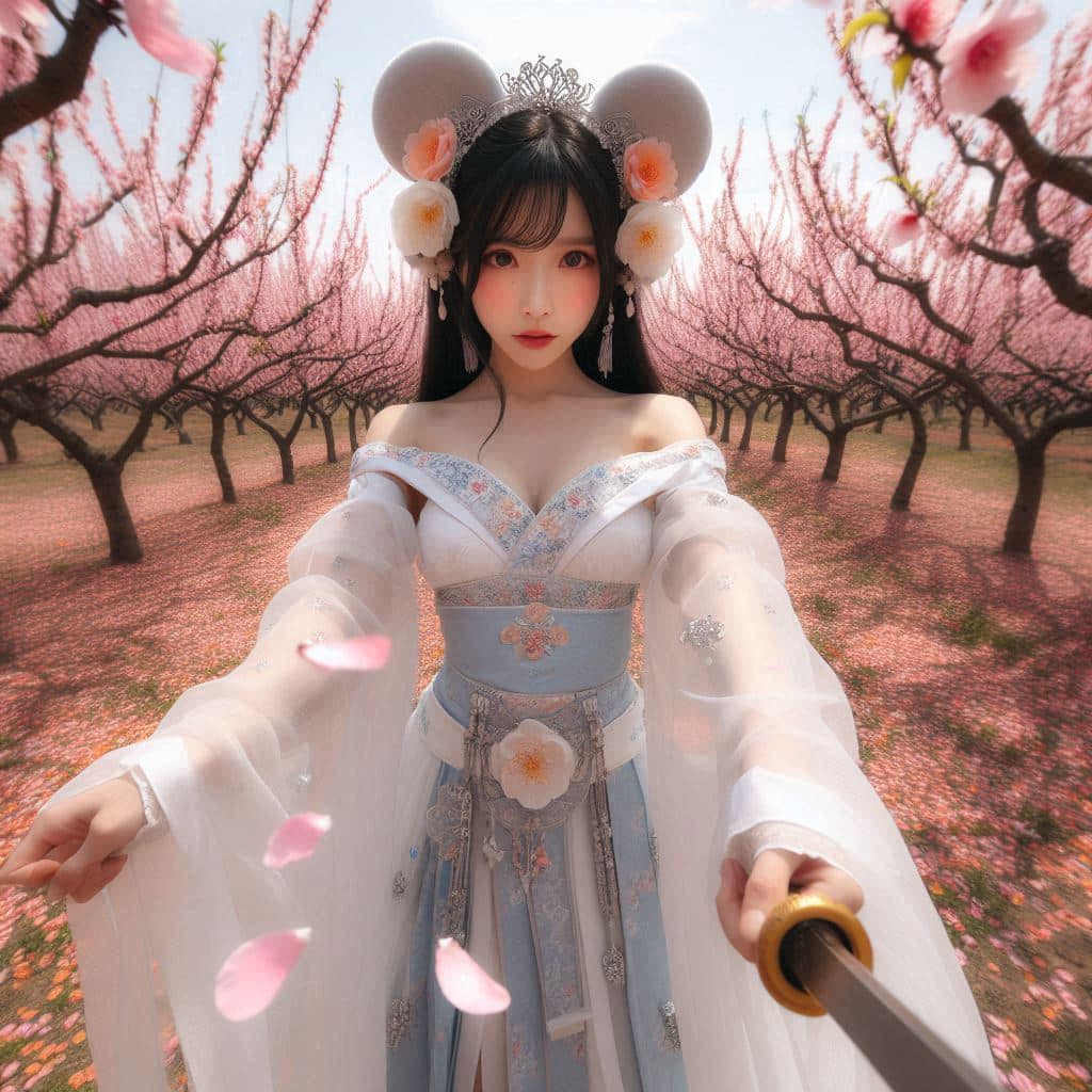 Sister in the Peach Blossom Source