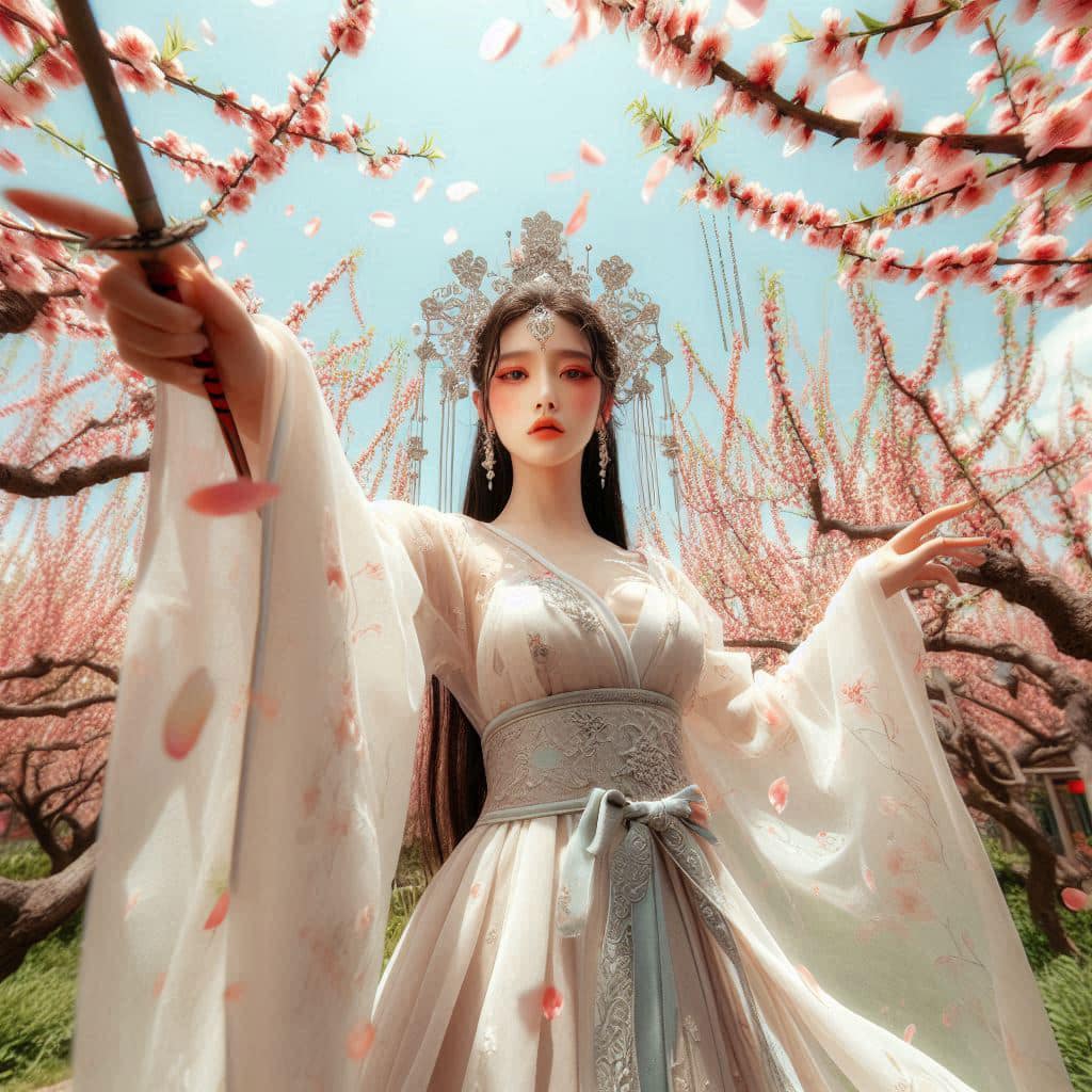 Sister in the Peach Blossom Source