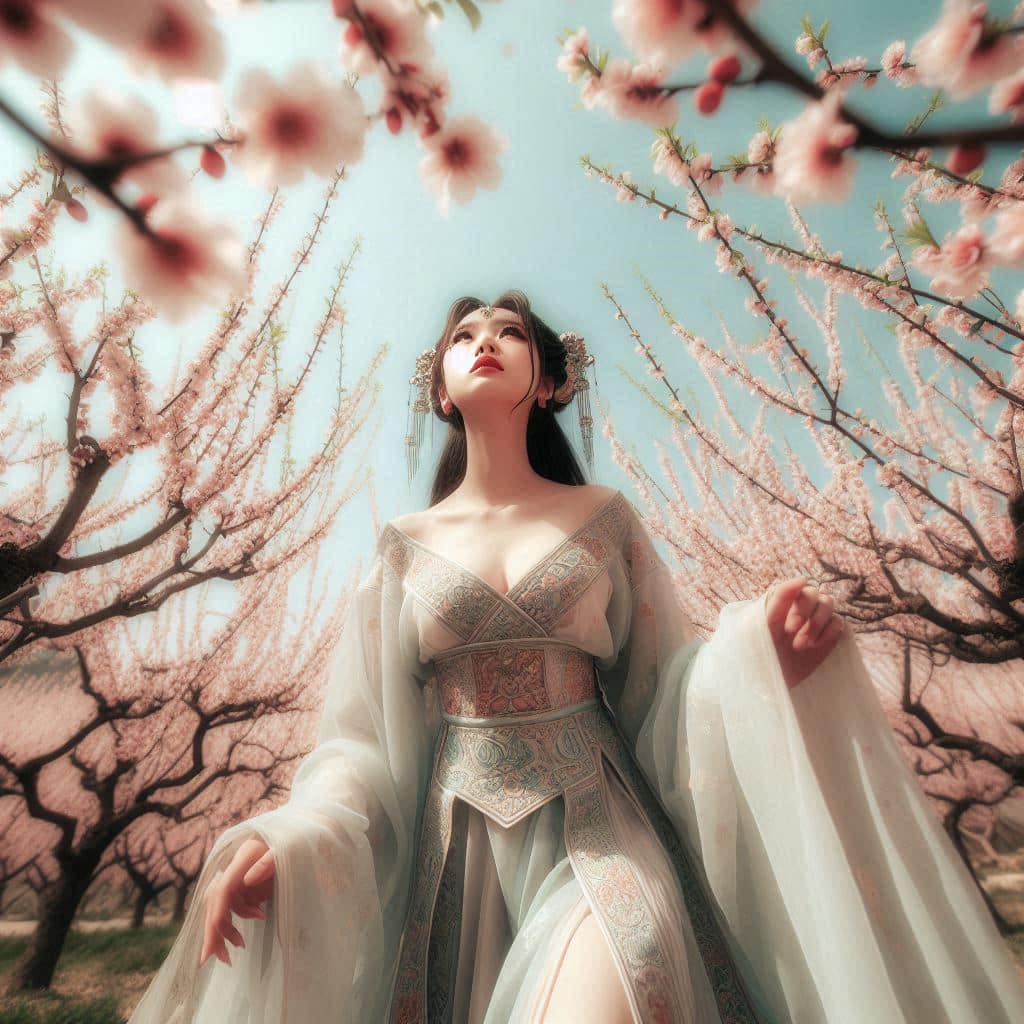 Sister in the Peach Blossom Source