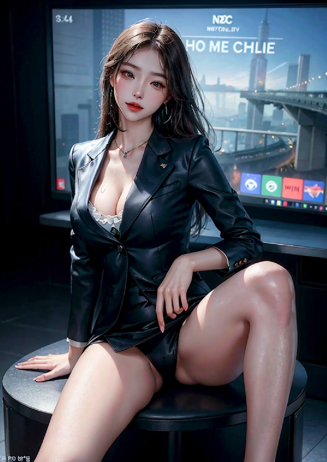 Fall in love with a female anchor