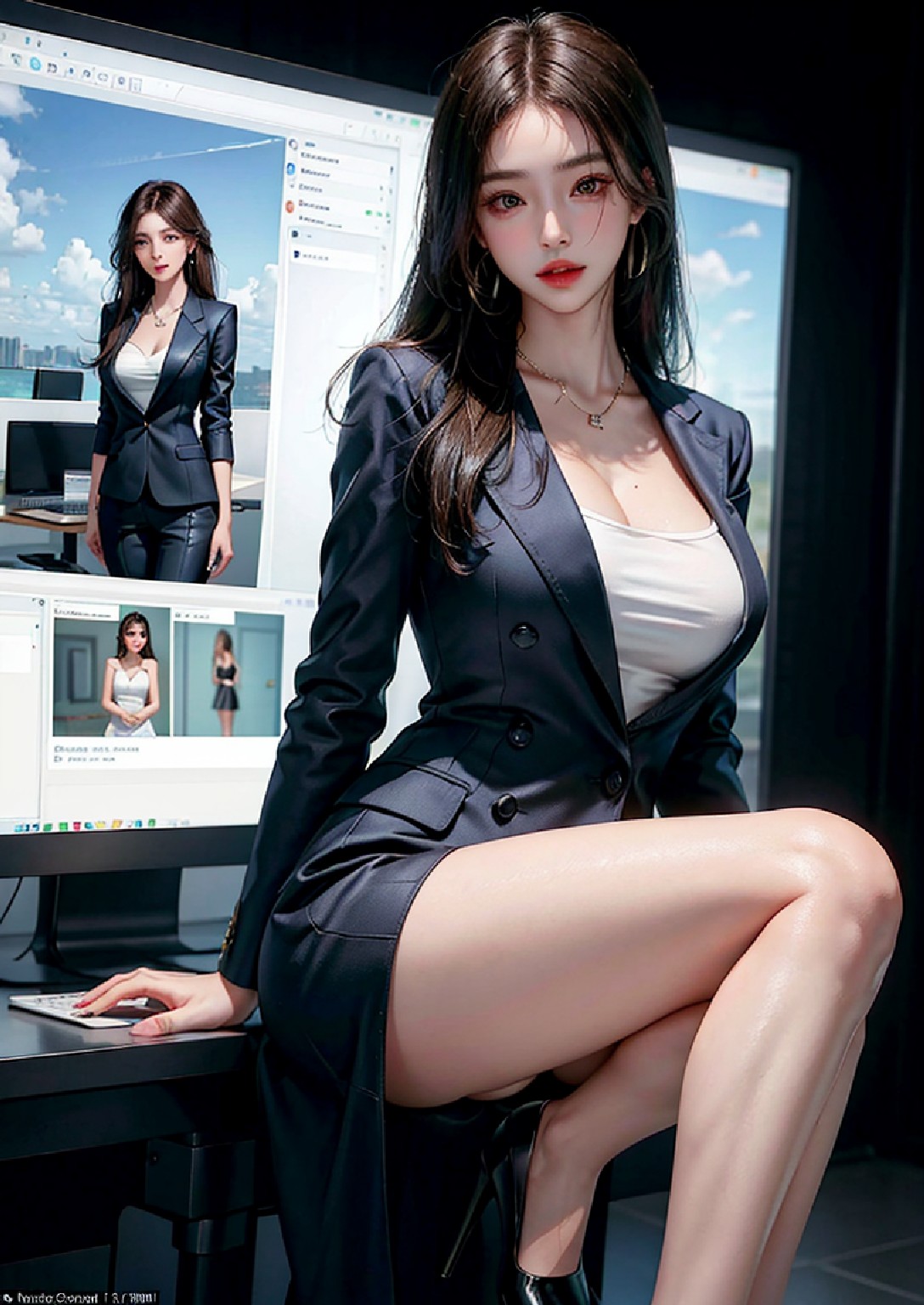 Fall in love with a female anchor