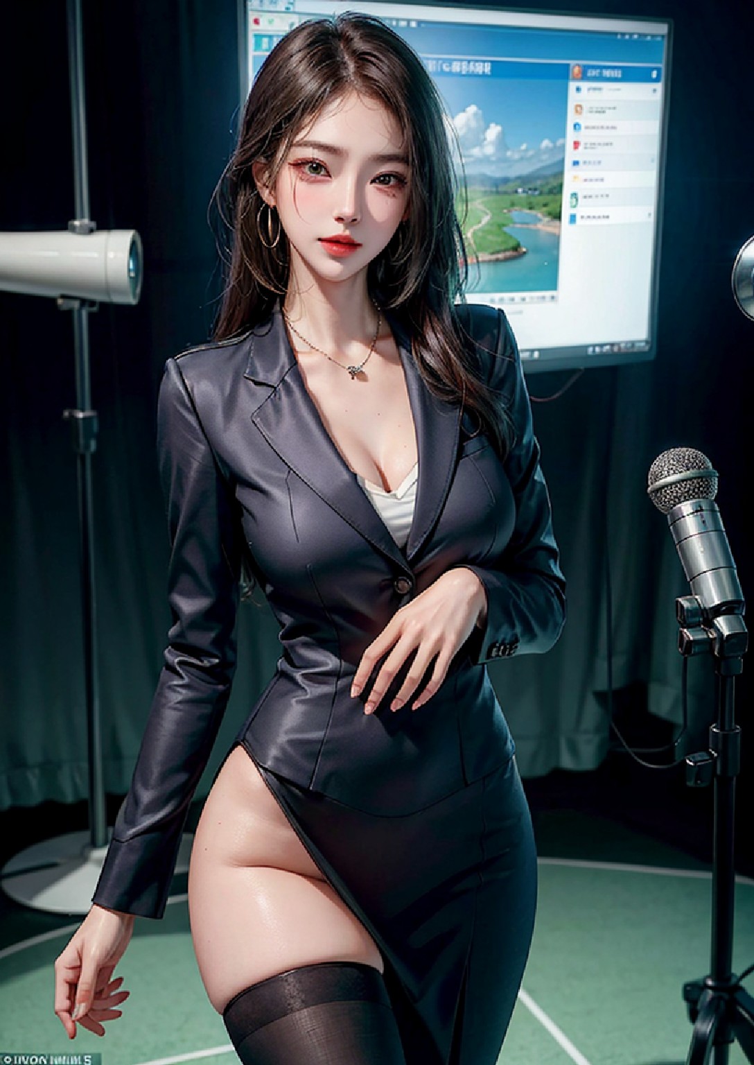 Fall in love with a female anchor