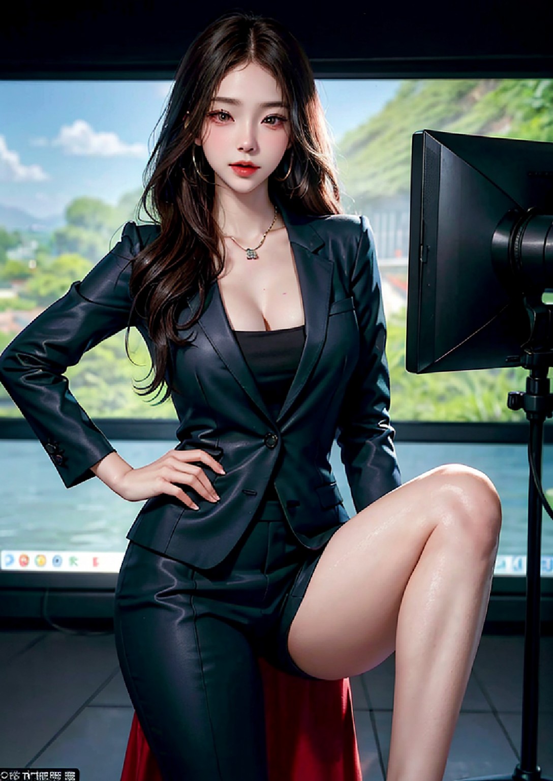 Fall in love with a female anchor