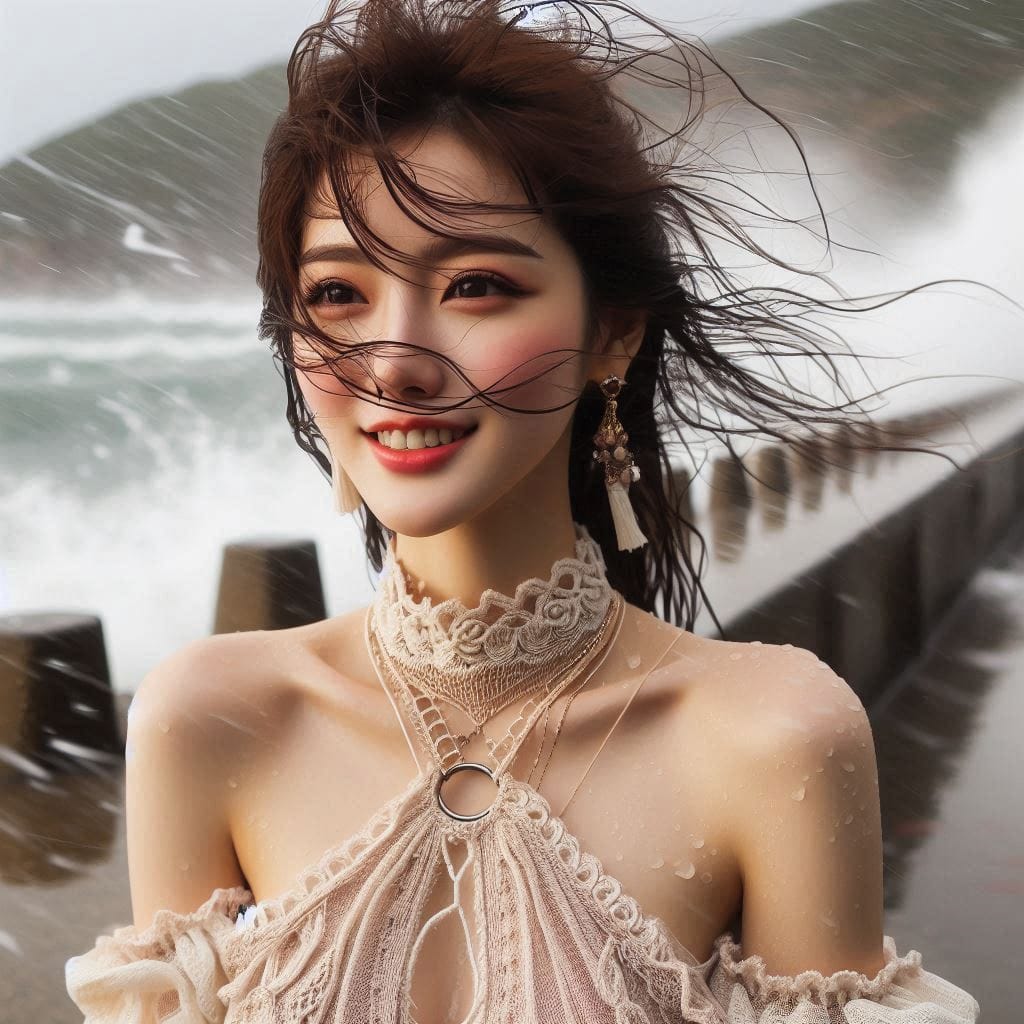 傻妹去觀大浪