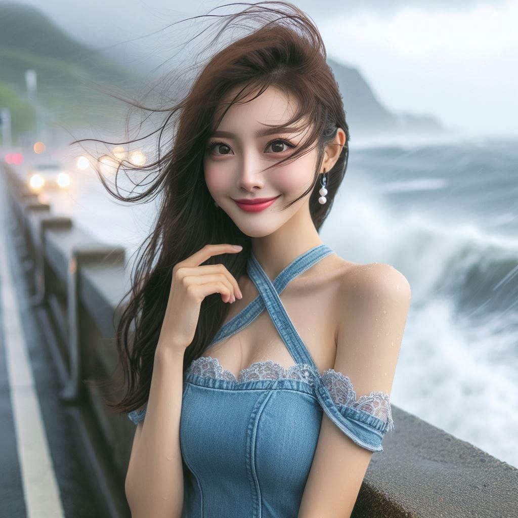 傻妹去觀大浪