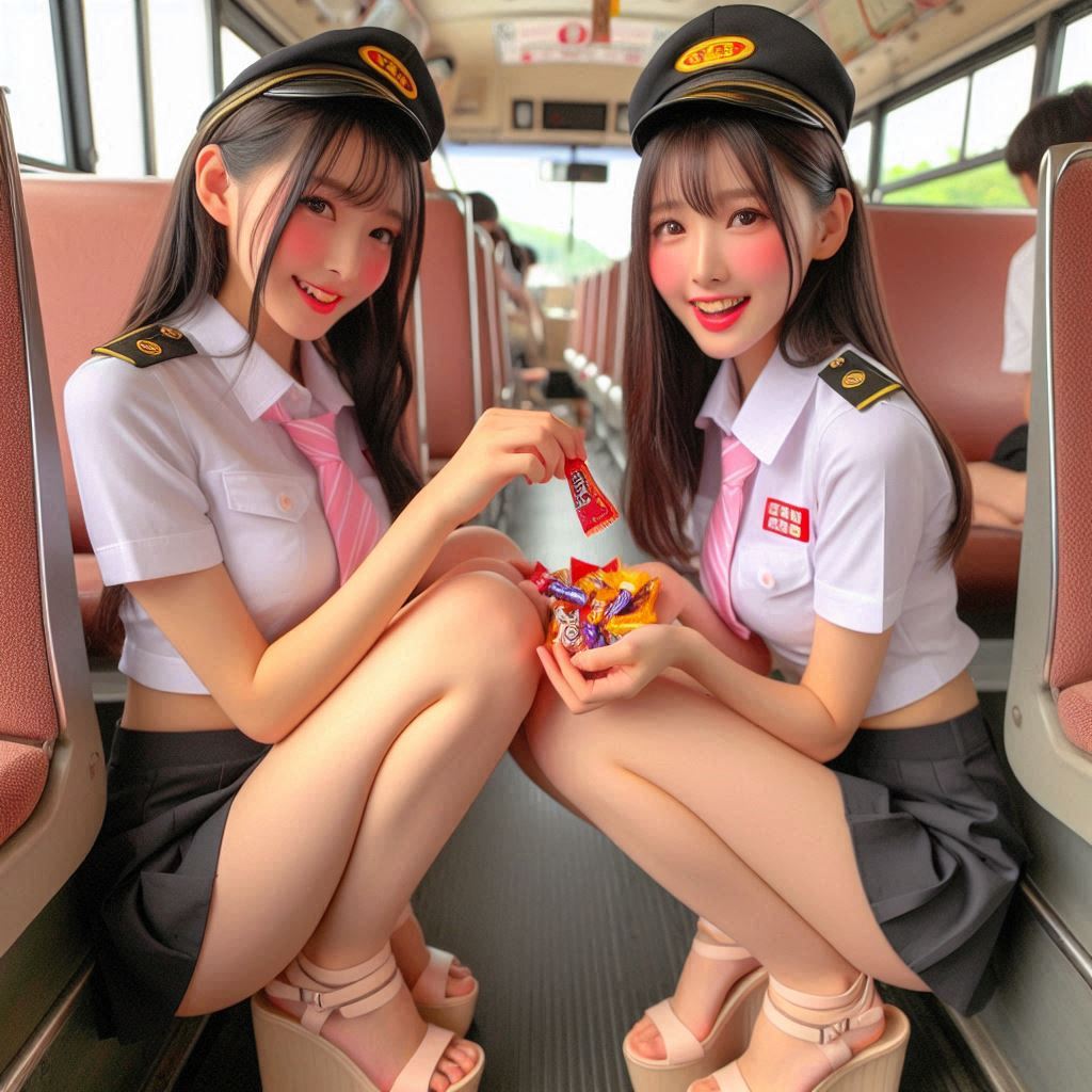 "Hurry! Wait online!" Series (5) By Bus