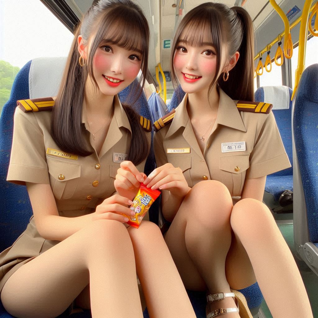 "Hurry! Wait online!" Series (5) By Bus