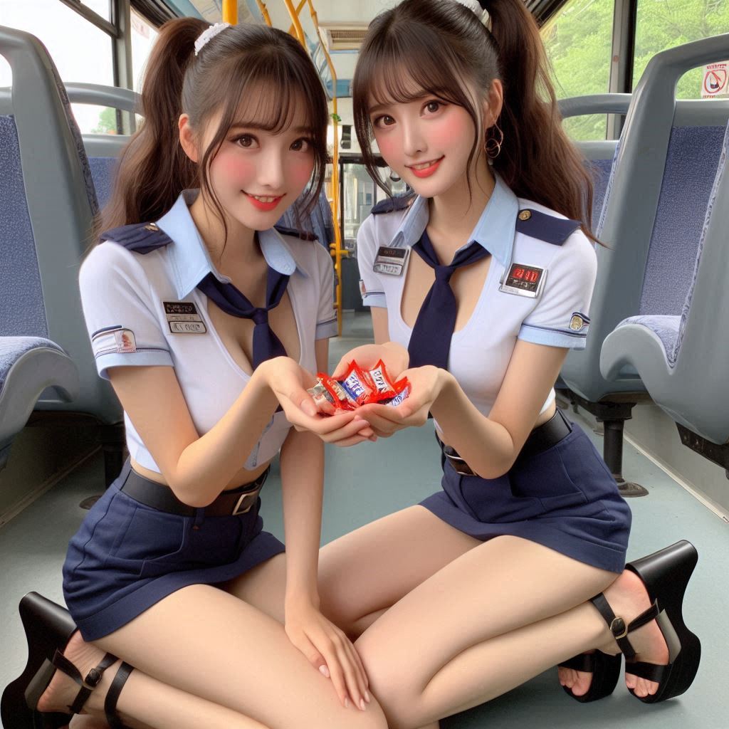 "Hurry! Wait online!" Series (5) By Bus