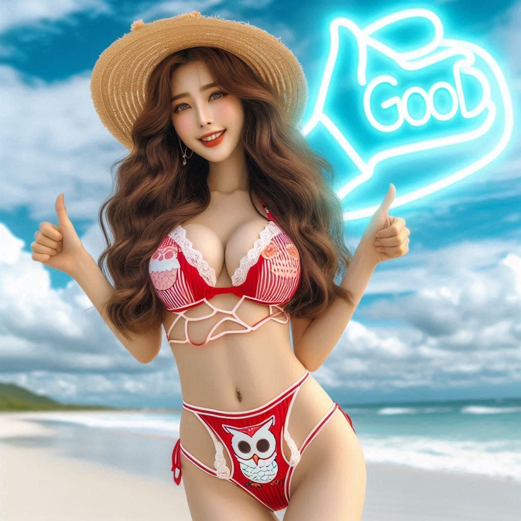 Beach Owl Swimsuit Emote Gesture