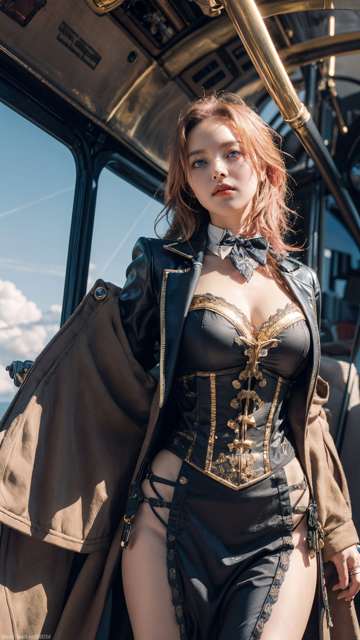 Sexy and deadly pirate captain