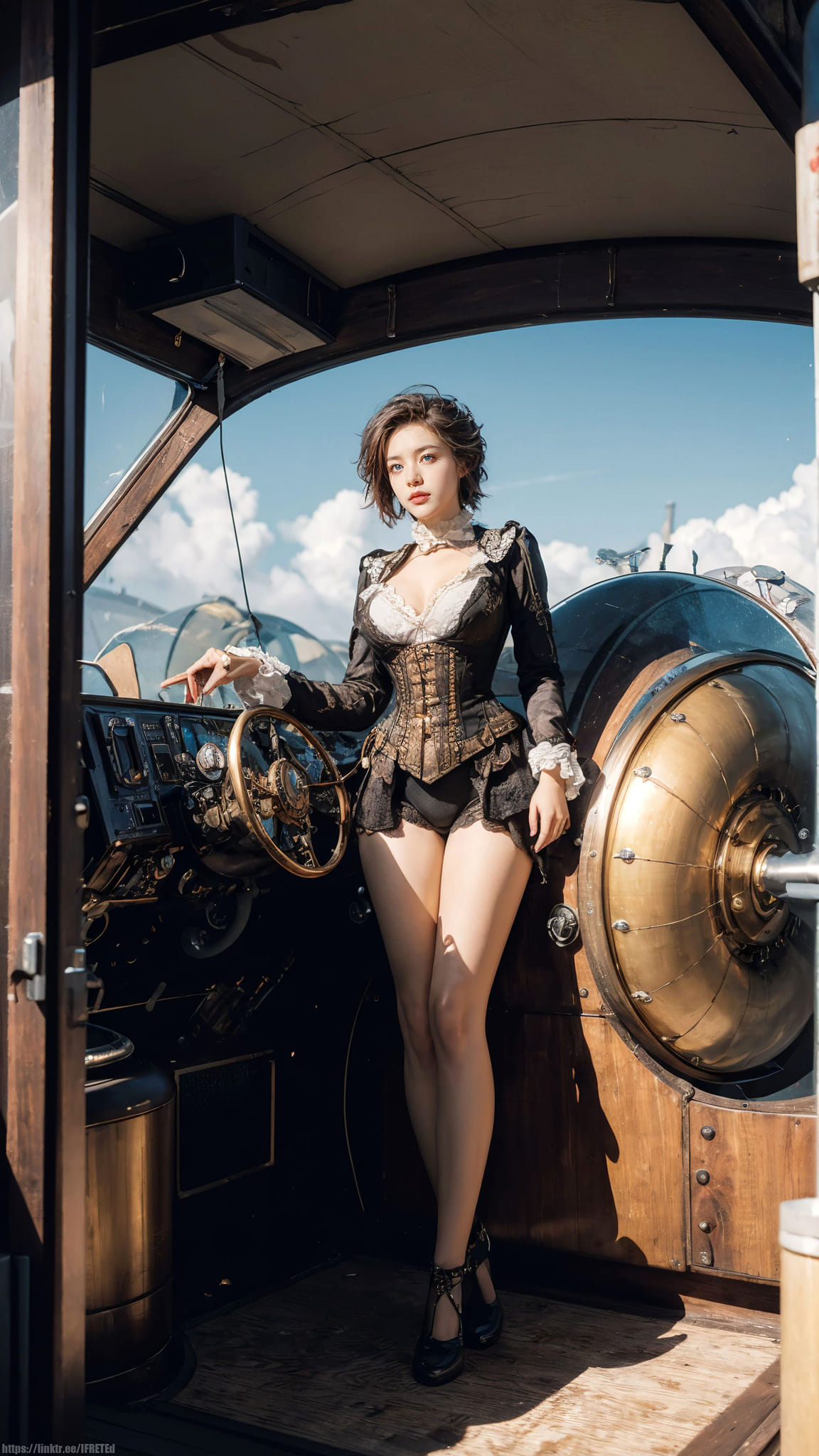 Sexy and deadly pirate captain