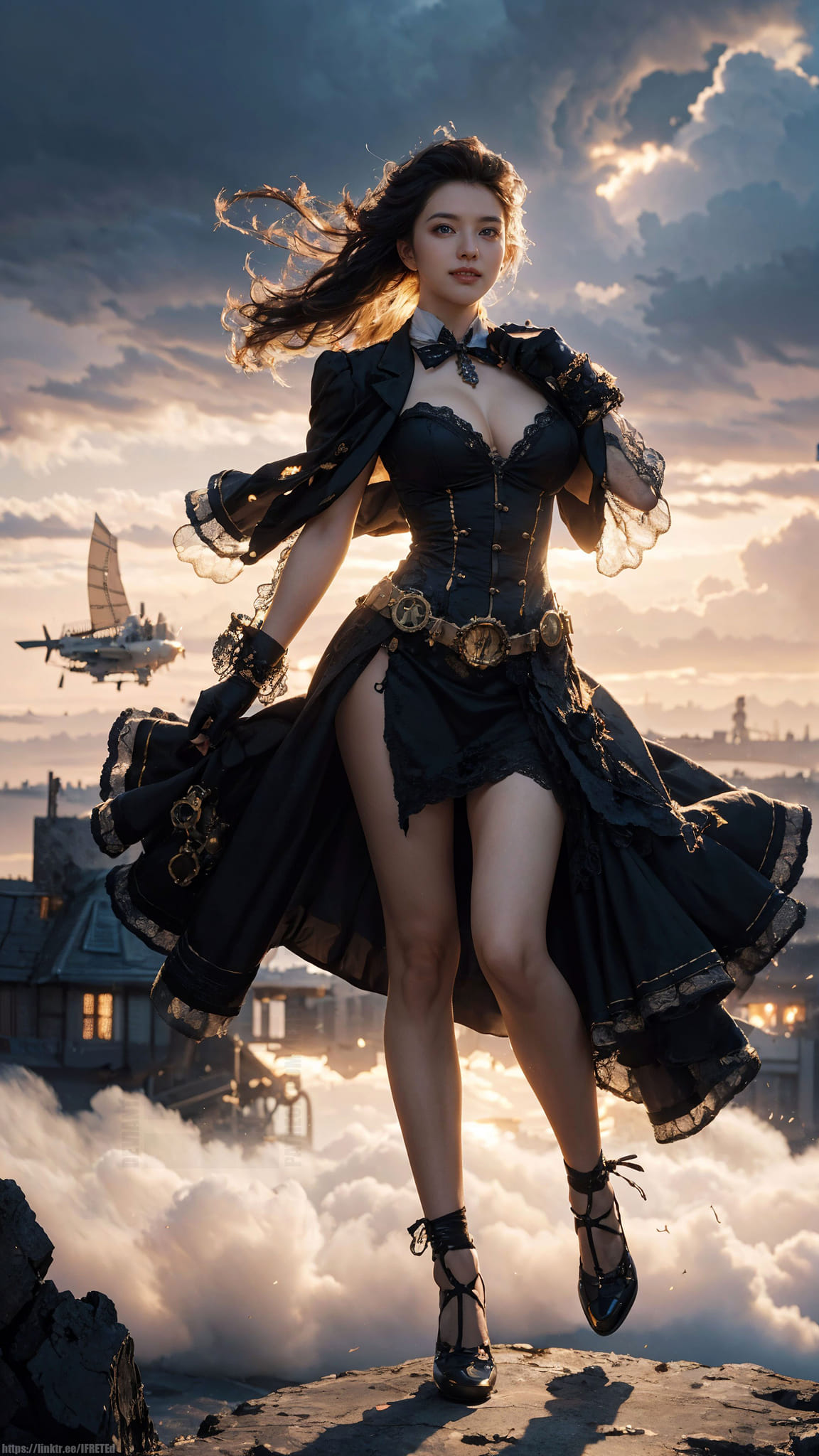 Sexy and deadly pirate captain