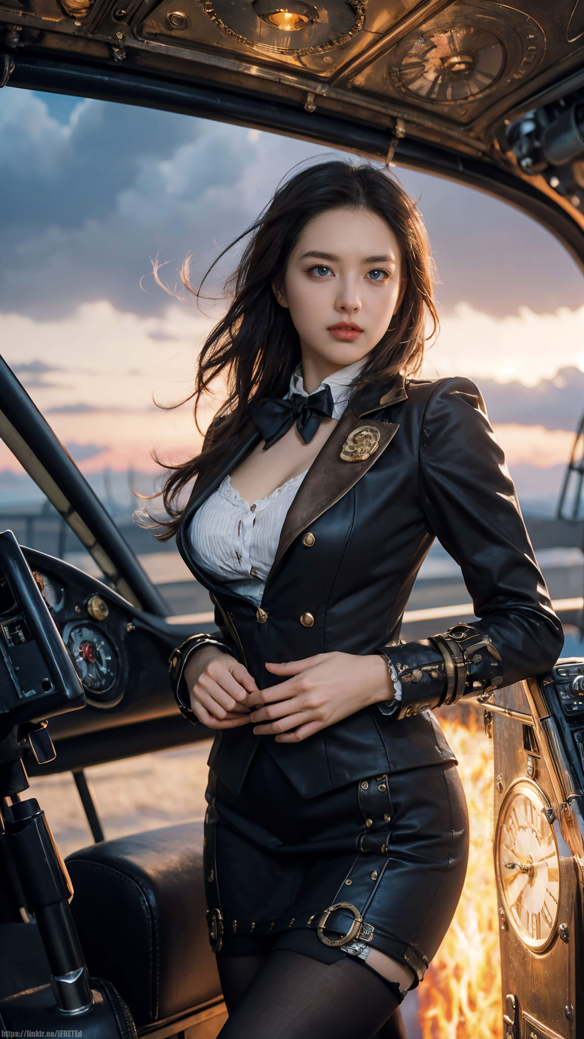 Sexy and deadly pirate captain