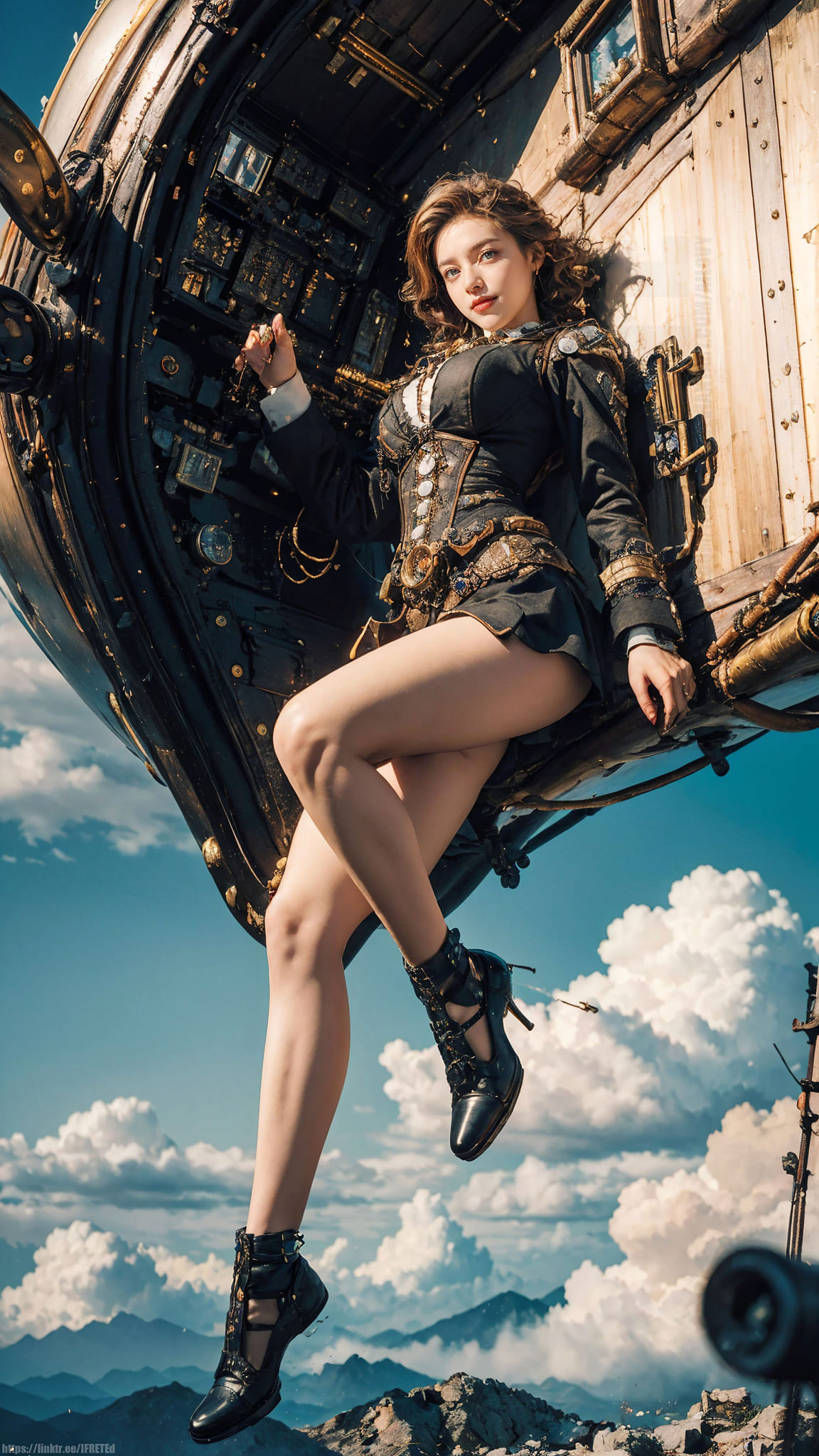 Sexy and deadly pirate captain