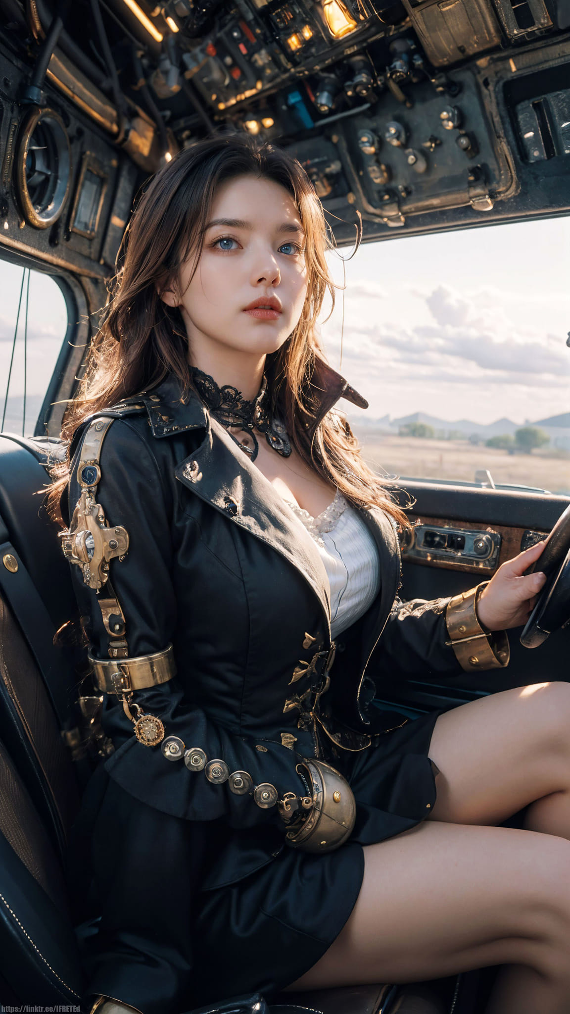 Sexy and deadly pirate captain