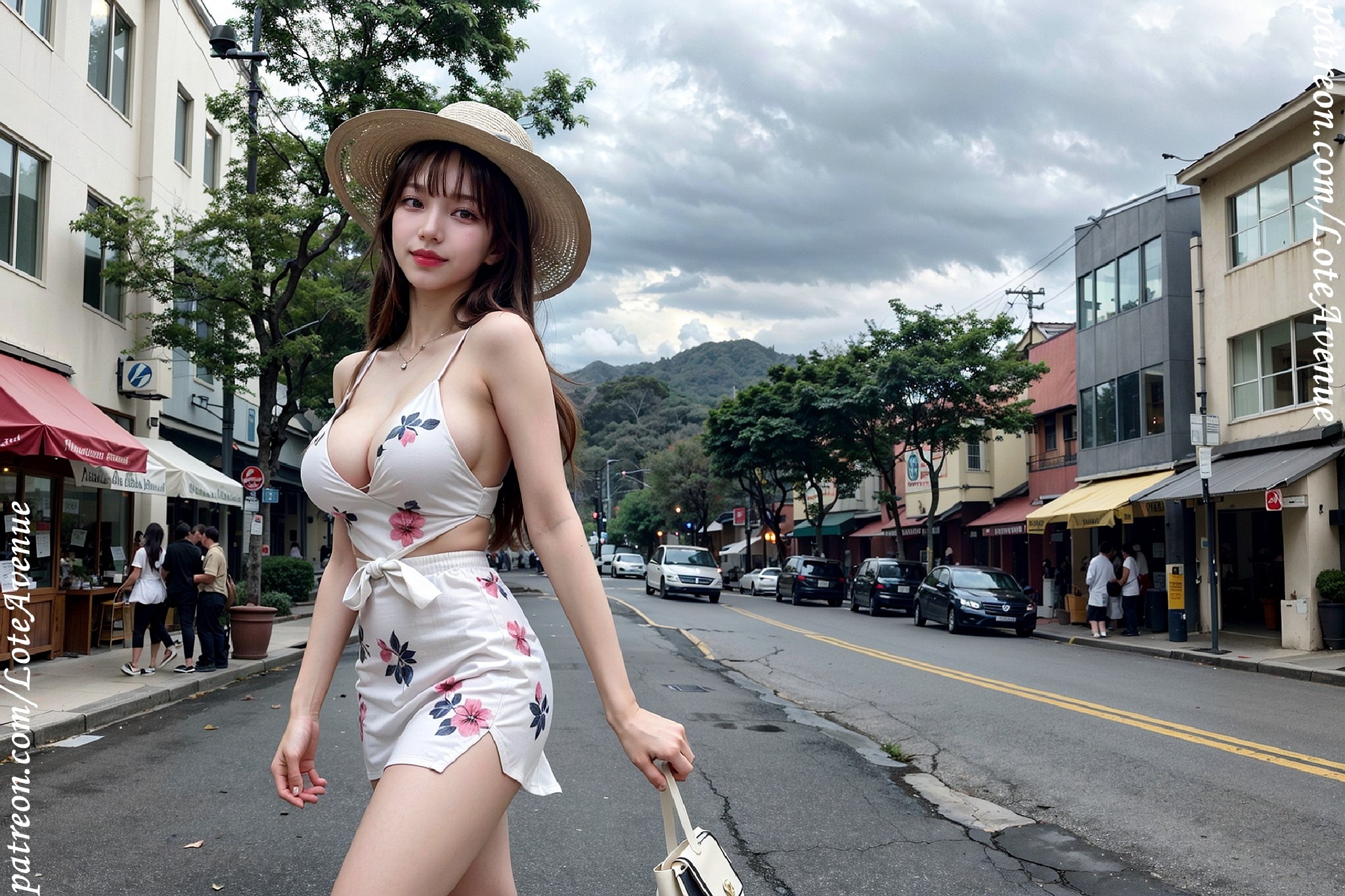 Dating Rurina - Floral Dress (Photo Album)