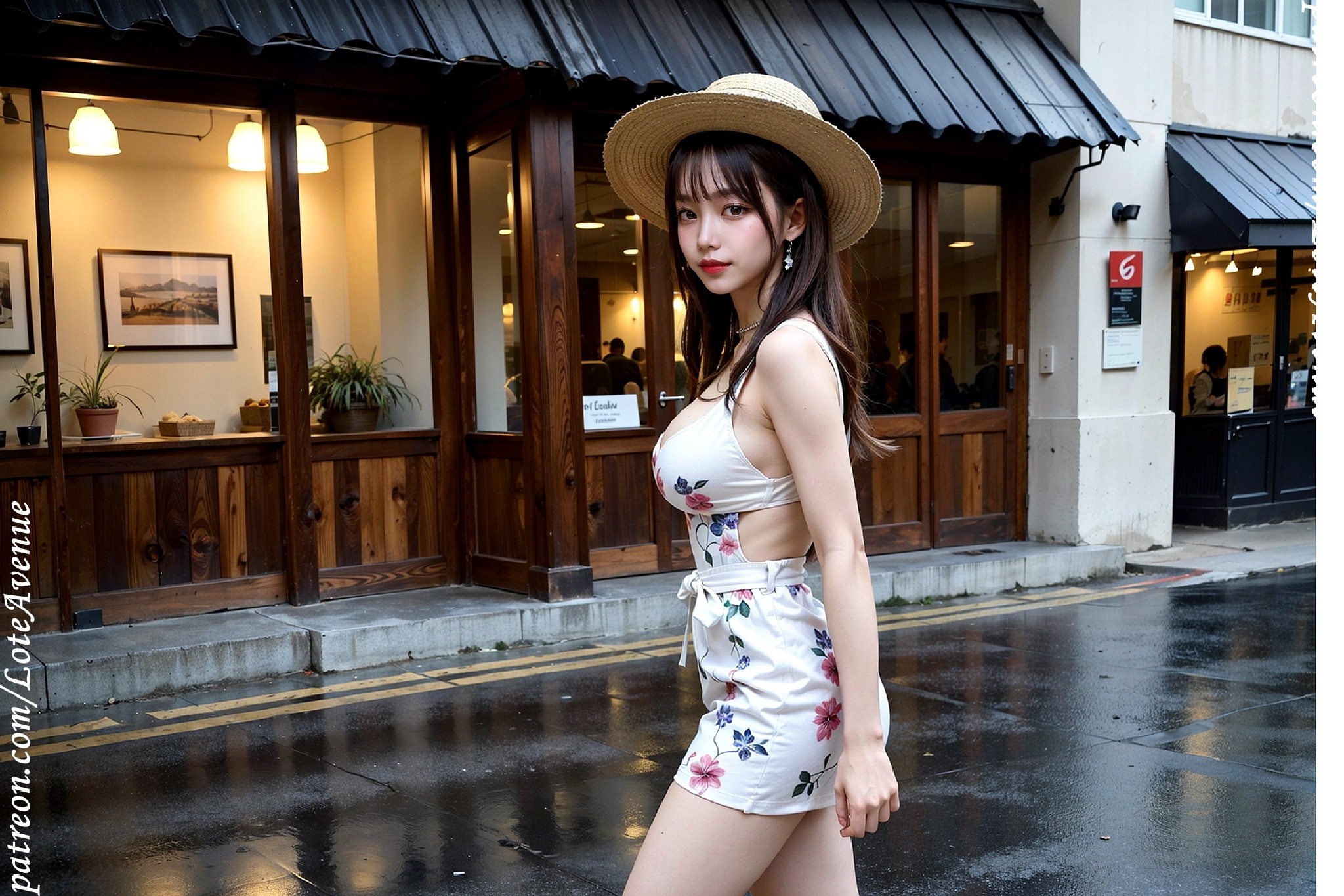 Dating Rurina - Floral Dress (Photo Album)