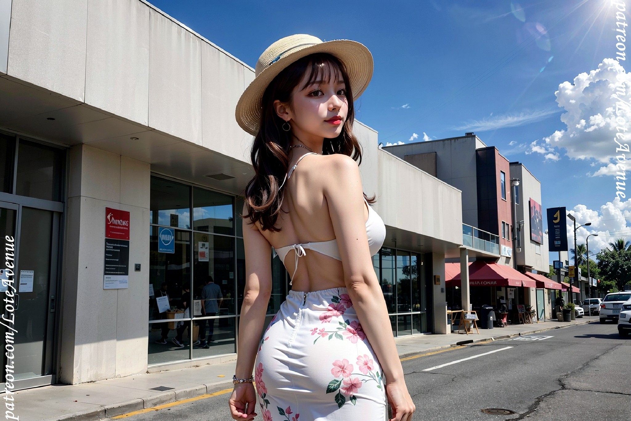 Dating Rurina - Floral Dress (Photo Album)