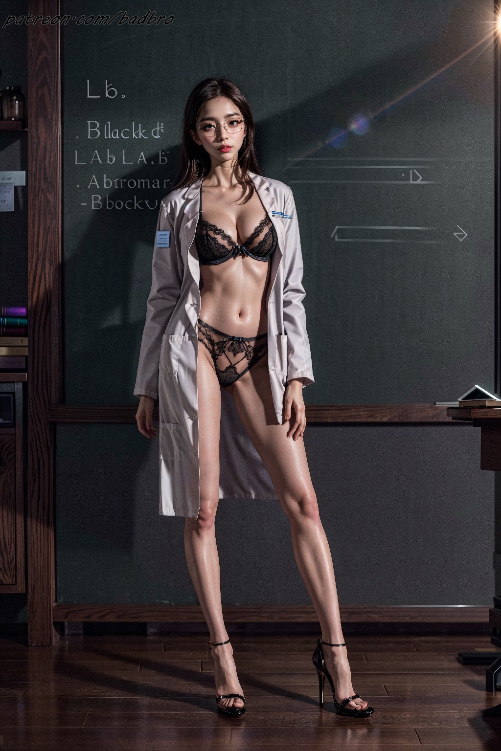 professor-at + midnight, stockings4