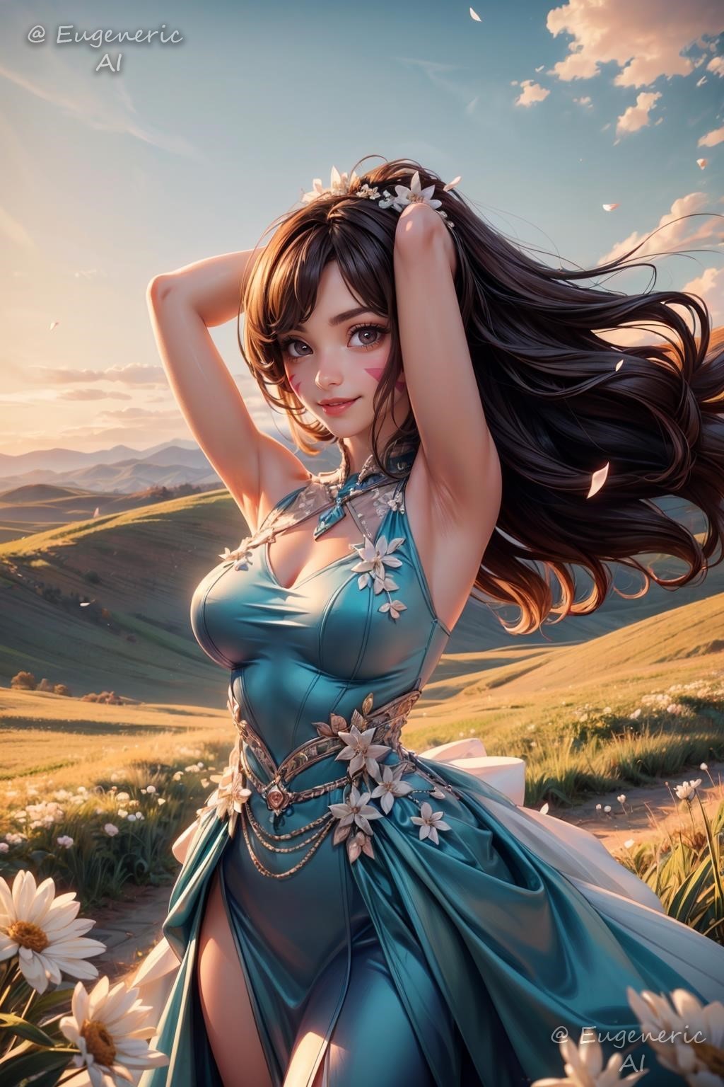 ! D.Va (Overwatch) 2 commission cocktail dresses archive with all images