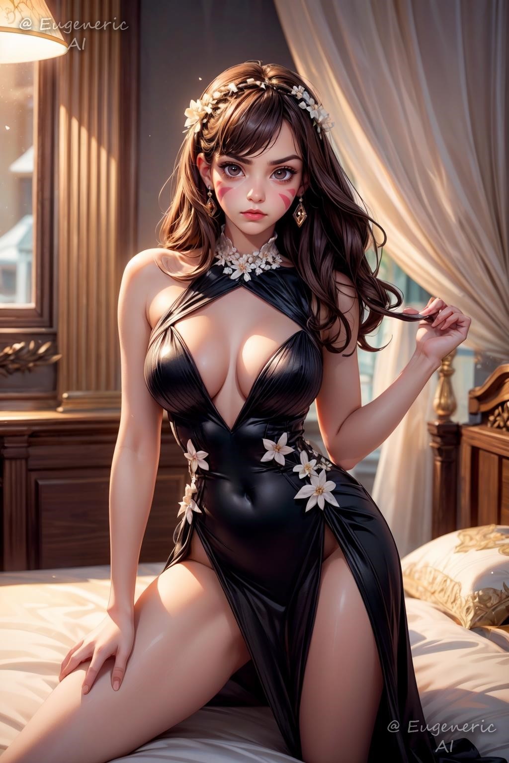 ! D.Va (Overwatch) 2 commission cocktail dresses archive with all images