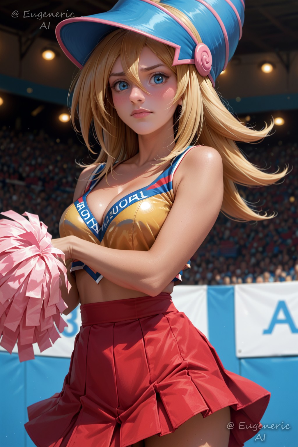 ! Dark Magician Girl (Yu-Gi-Oh) 3 (Y) commission cheerleader archive with all