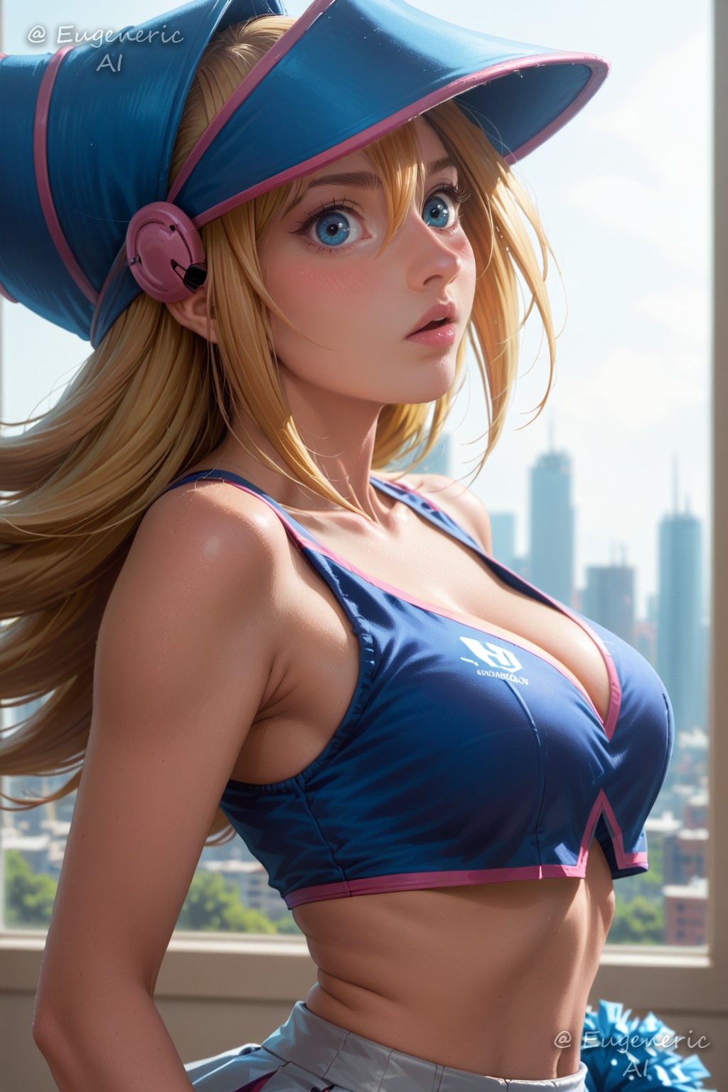 ! Dark Magician Girl (Yu-Gi-Oh) 3 (Y) commission cheerleader archive with all