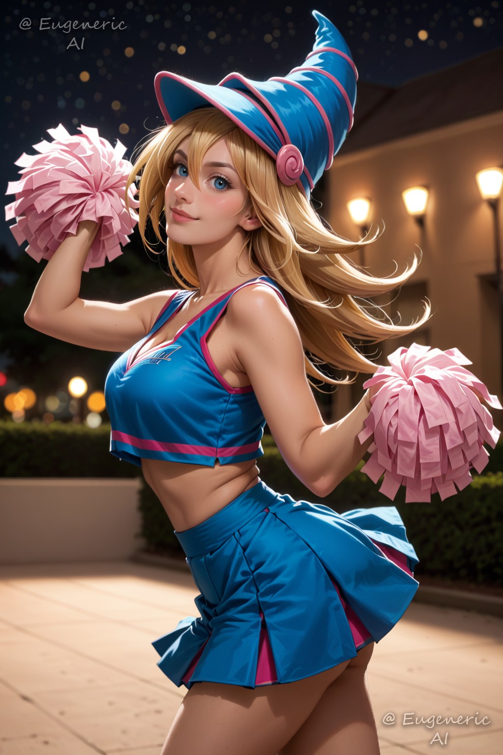 ! Dark Magician Girl (Yu-Gi-Oh) 3 (Y) commission cheerleader archive with all