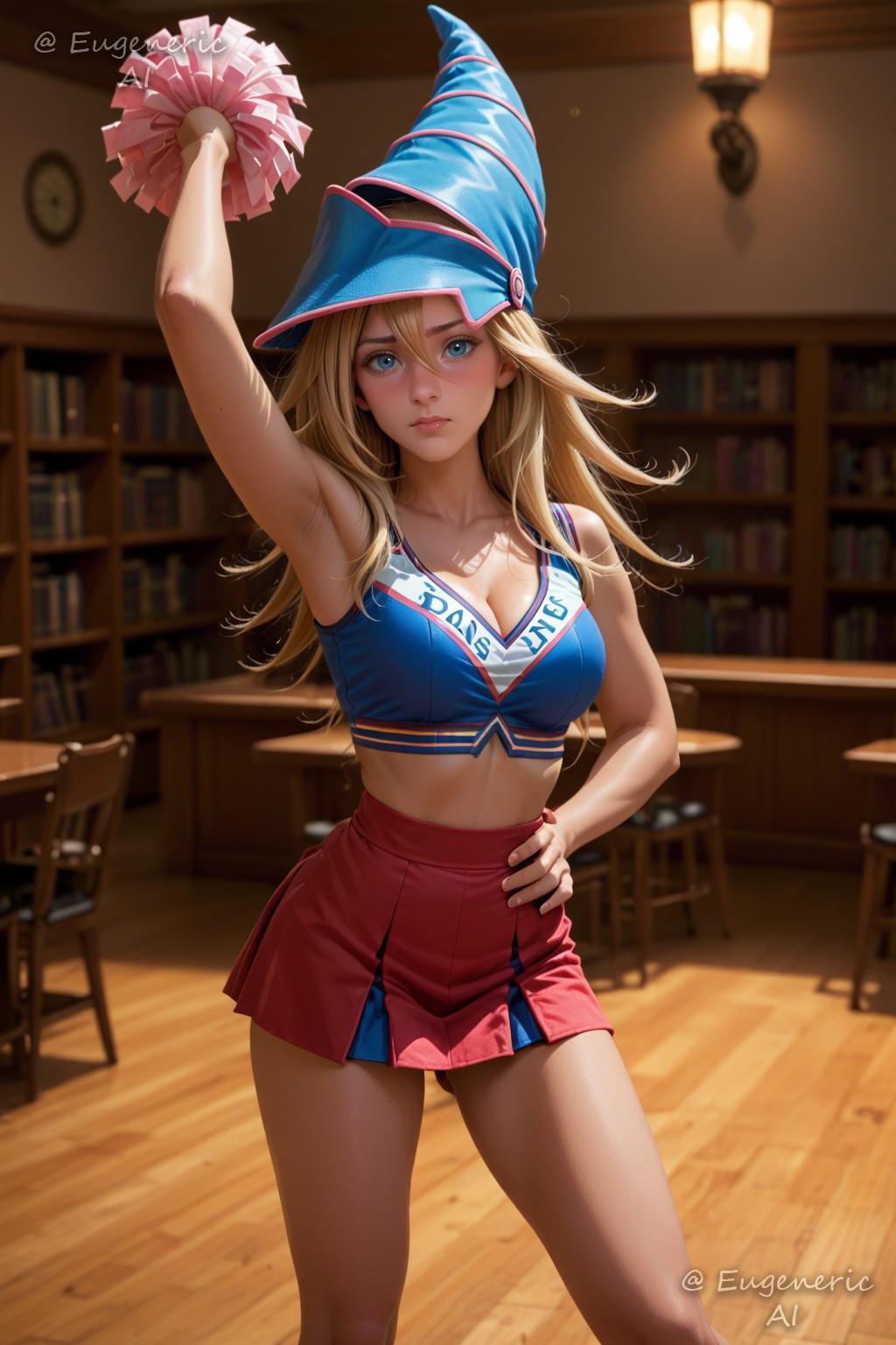 ! Dark Magician Girl (Yu-Gi-Oh) 3 (Y) commission cheerleader archive with all