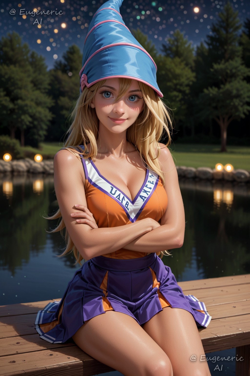 ! Dark Magician Girl (Yu-Gi-Oh) 3 (Y) commission cheerleader archive with all