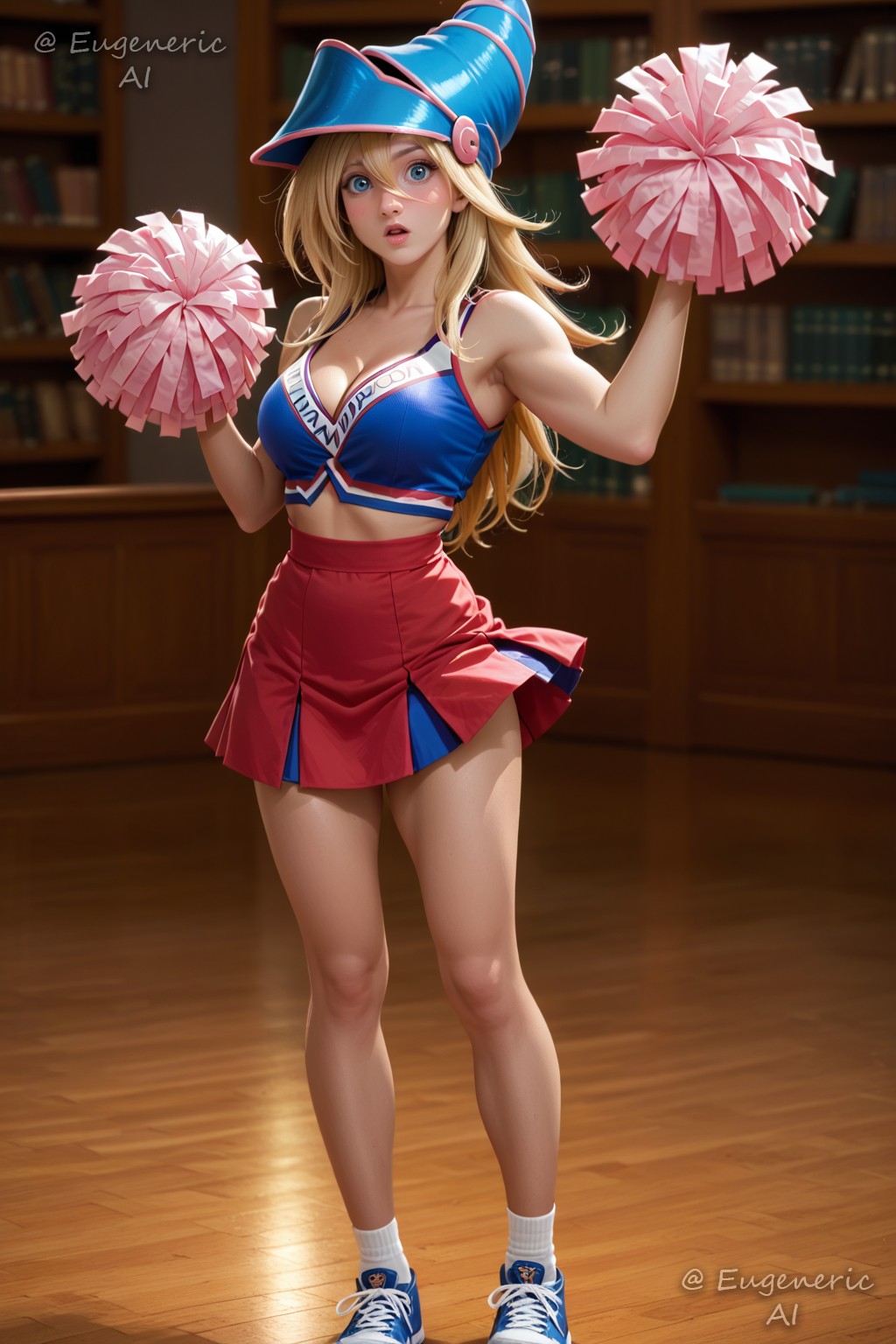 ! Dark Magician Girl (Yu-Gi-Oh) 3 (Y) commission cheerleader archive with all