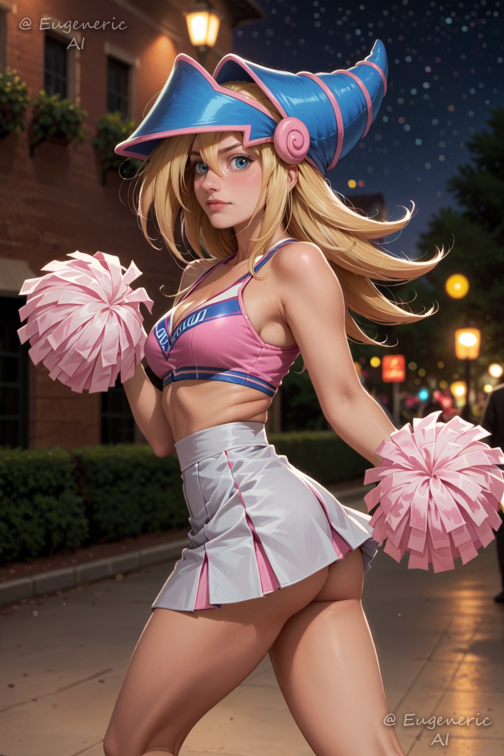 ! Dark Magician Girl (Yu-Gi-Oh) 3 (Y) commission cheerleader archive with all