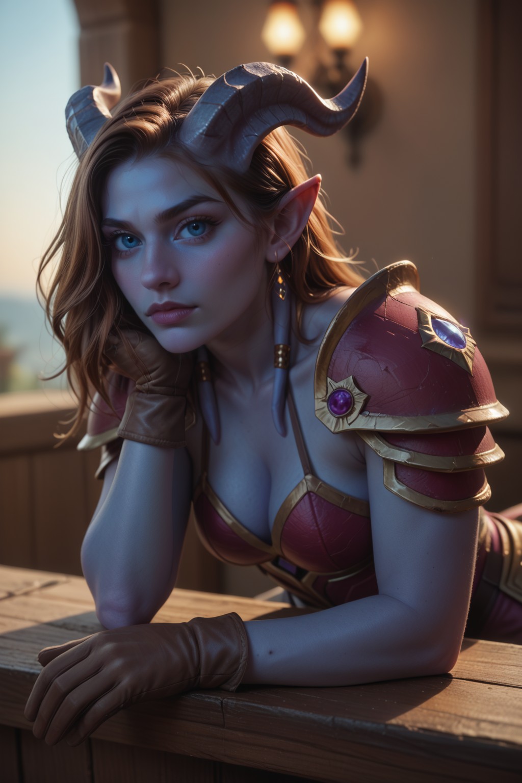 ! Draenei (Warcraft) (Y) commission blue one 2 archive with all images