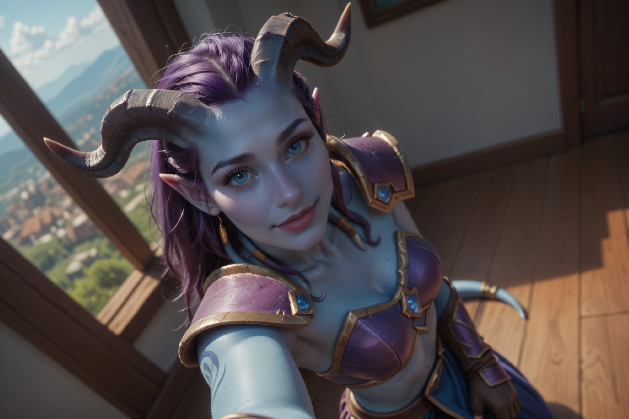 ! Draenei (Warcraft) (Y) commission blue one 2 archive with all images