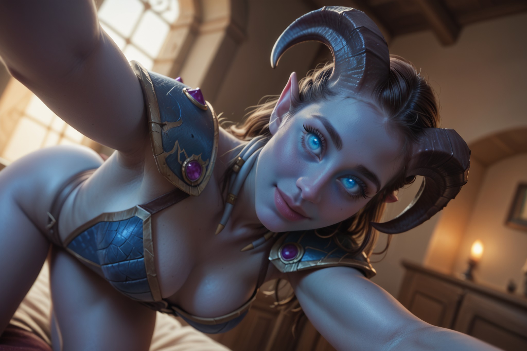 ! Draenei (Warcraft) (Y) commission blue one 2 archive with all images