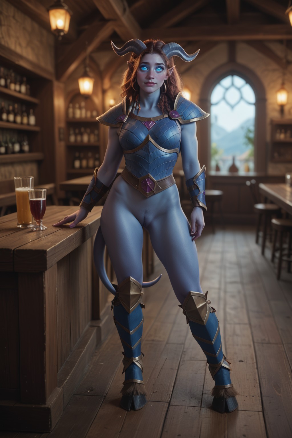 ! Draenei (Warcraft) (Y) commission blue one 2 archive with all images