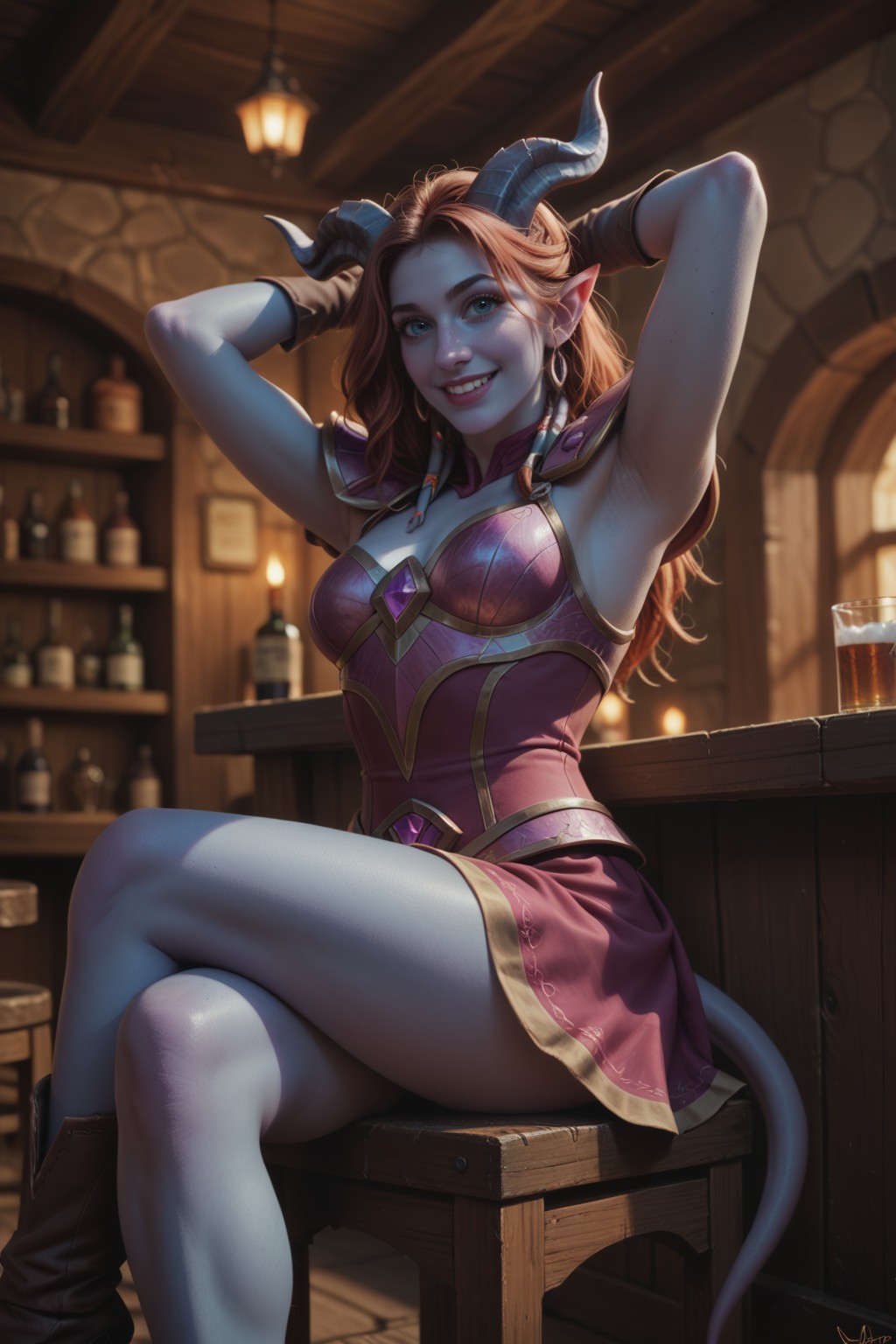 ! Draenei (Warcraft) (Y) commission blue one 2 archive with all images