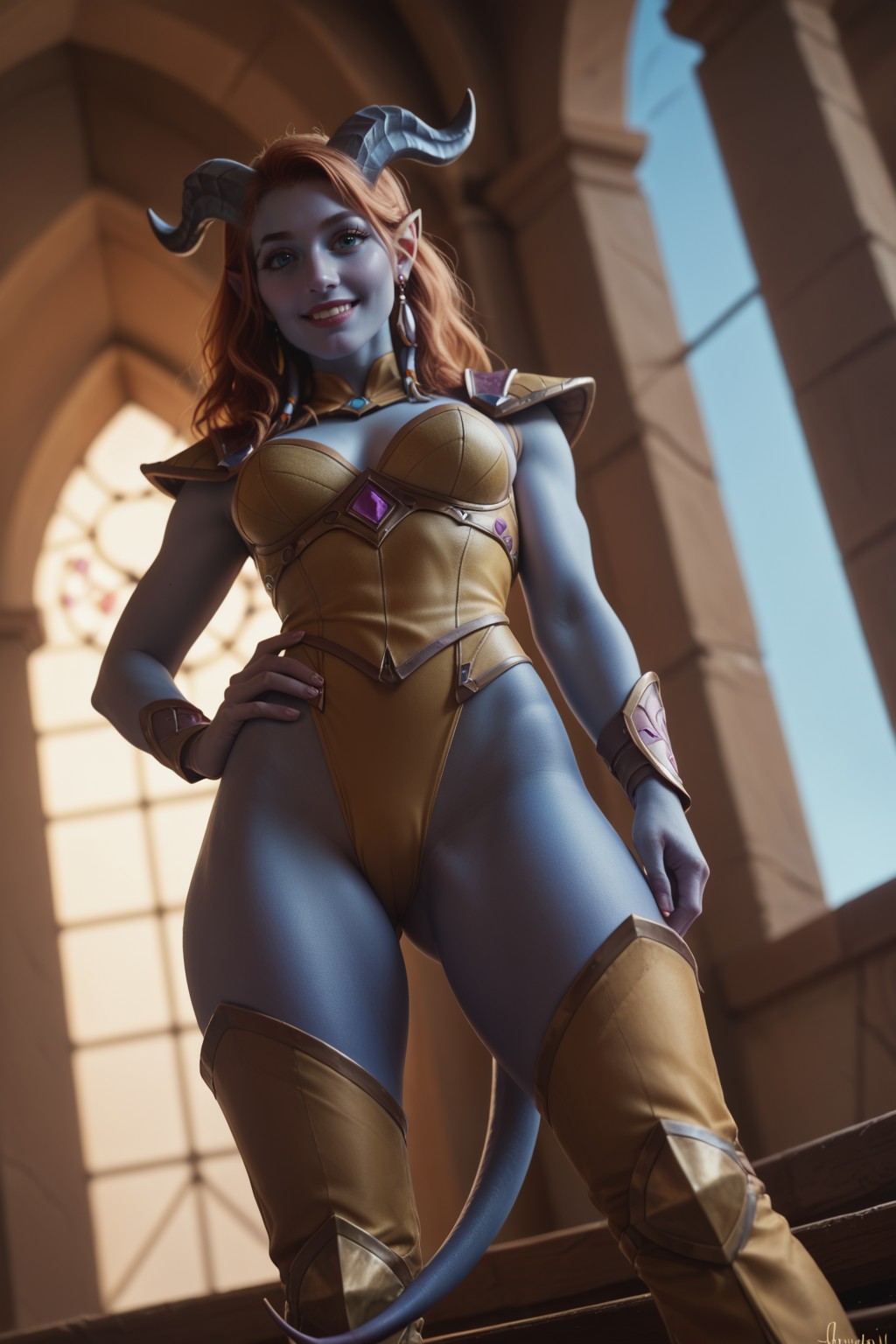 ! Draenei (Warcraft) (Y) commission blue one 2 archive with all images