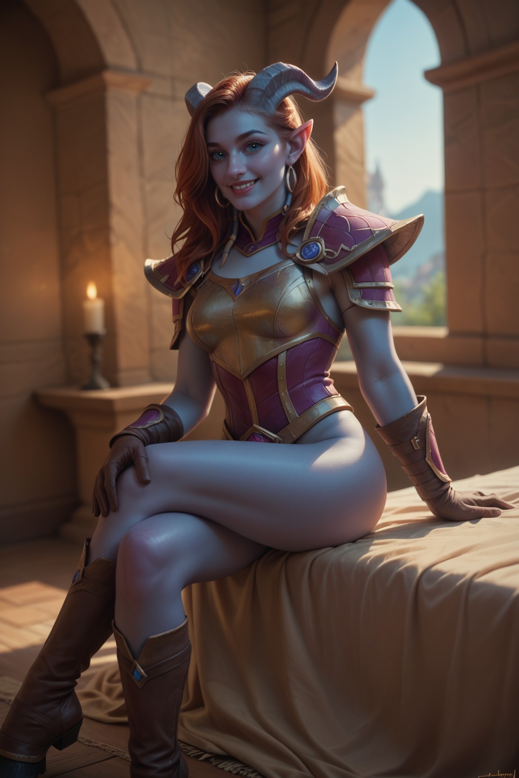 ! Draenei (Warcraft) (Y) commission blue one 2 archive with all images