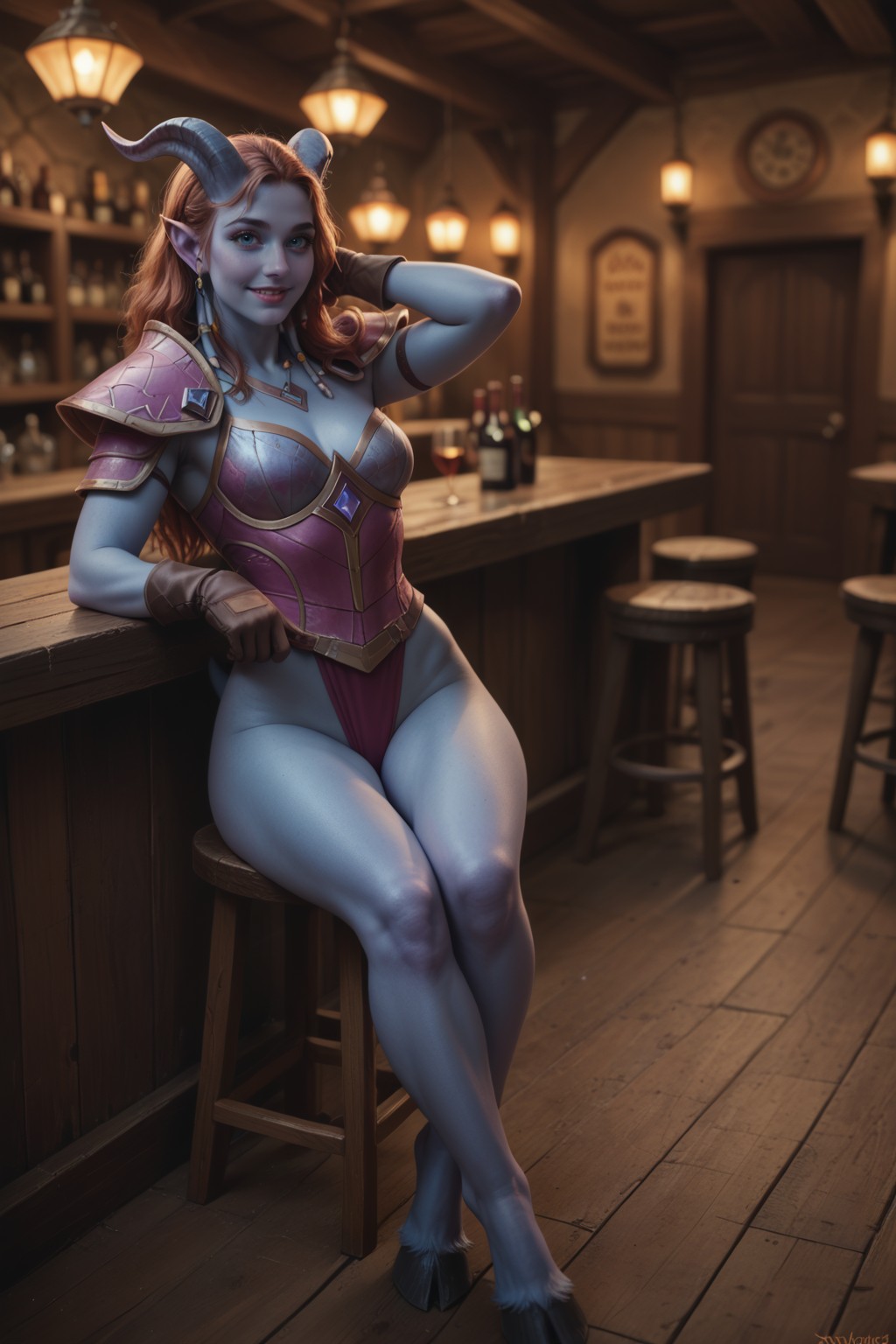 ! Draenei (Warcraft) (Y) commission blue one 2 archive with all images