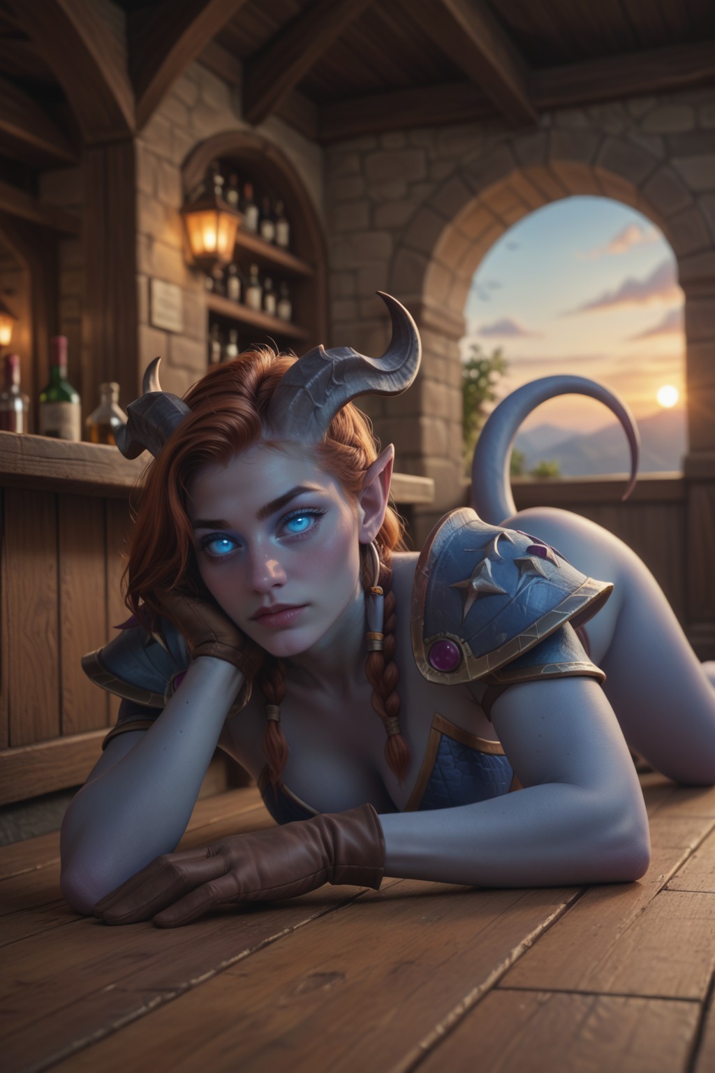 ! Draenei (Warcraft) (Y) commission blue one 2 archive with all images